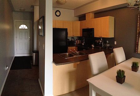 Kitchen Edmonton 2 bedrooms Condo Unit for rent. Property photo: 253464-3