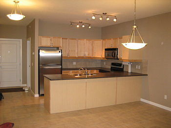 SPACIOUS+KITCHEN+DINING+AREA Edmonton 1 bedroom Condo Unit for rent. Property photo: 257147-3