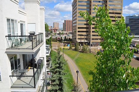 Balcony+view Edmonton 2 bedrooms Condo Unit for rent. Property photo: 276185-3