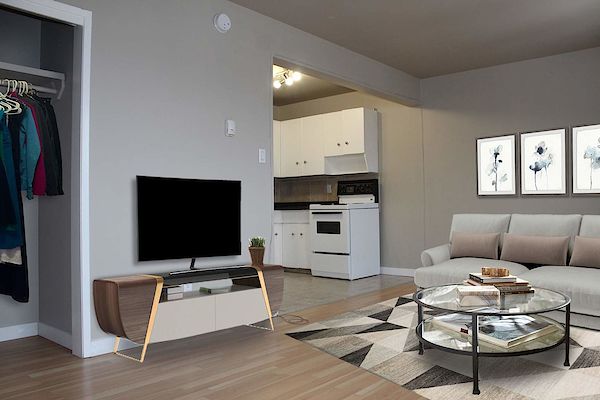 +Erin+Place+Living+Room Edmonton bachelor bedrooms Apartment for rent. Property photo: 289361-2