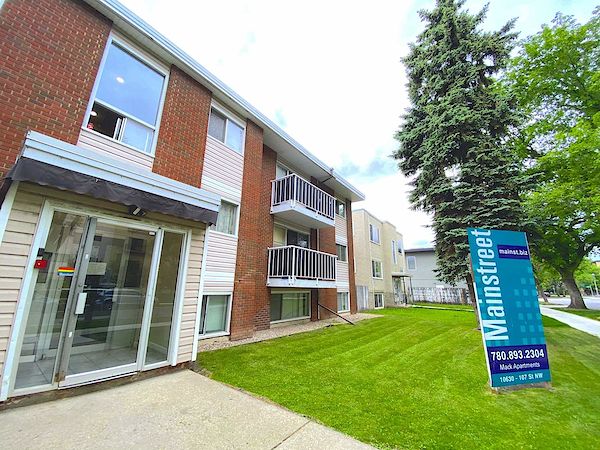 MACK+Apartments+Entrance Edmonton 1 bedrooms Apartment for rent. Property photo: 289383-2
