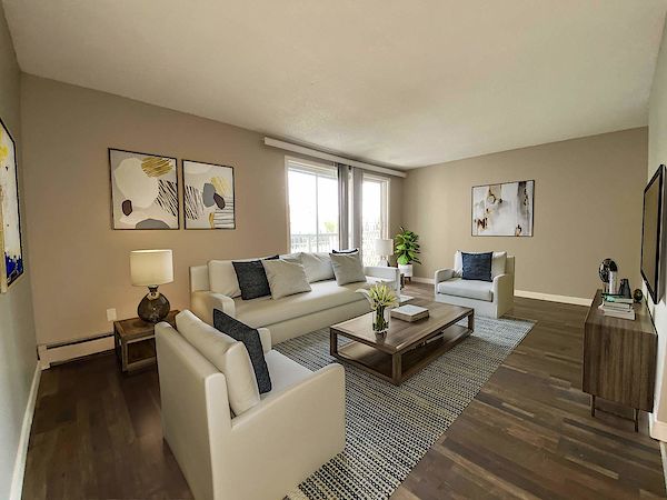 kings-court-apartments-living+room Edmonton 2 bedrooms Apartment for rent. Property photo: 294093-2