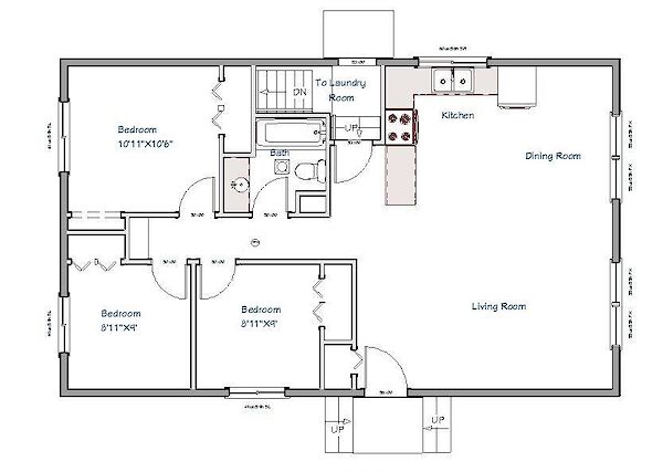 Calgary 3 bedrooms Main Floor for rent. Property photo: 33880-2