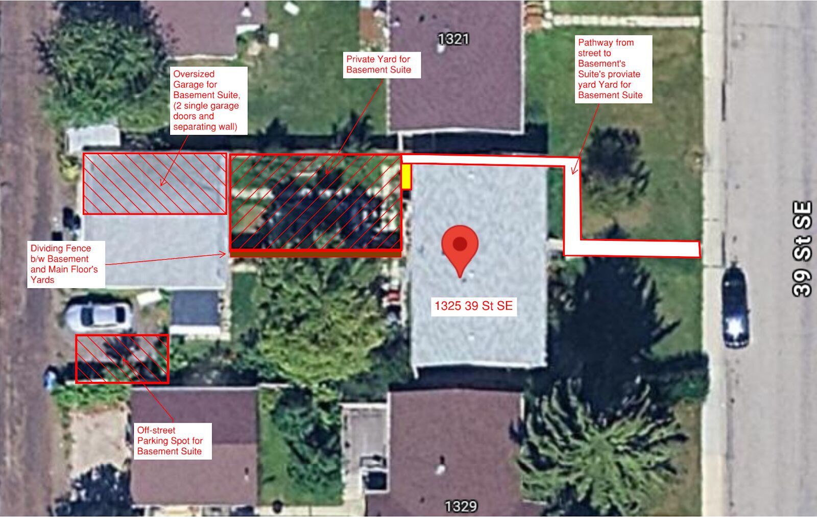 Calgary 3 bedrooms Basement for rent. Property photo: 353228-1