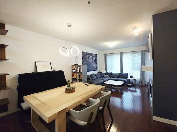 Dining+area Calgary 1 bedroom Condo Unit for rent. Property photo: 405022-2