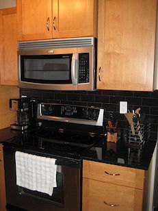 Stainless+steel+kitchen+appliances Calgary 1 bedroom Condo Unit for rent. Property photo: 42032-3