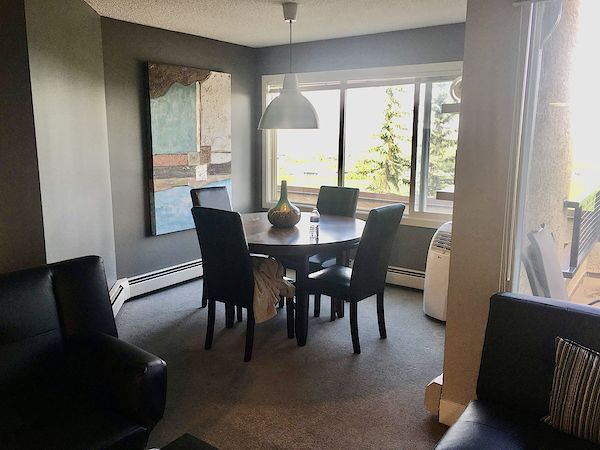dining+room+from+living+room Calgary 1 bedroom Condo Unit for rent. Property photo: 472061-3