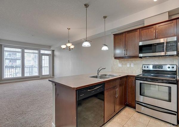 Calgary 1 bedroom Condo Unit for rent. Property photo: 489619-3