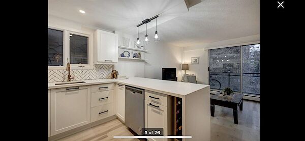 Calgary 1 bedroom Condo Unit for rent. Property photo: 543808-3