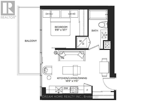 Toronto 1 bedroom Apartment for rent. Property photo: 611137-3
