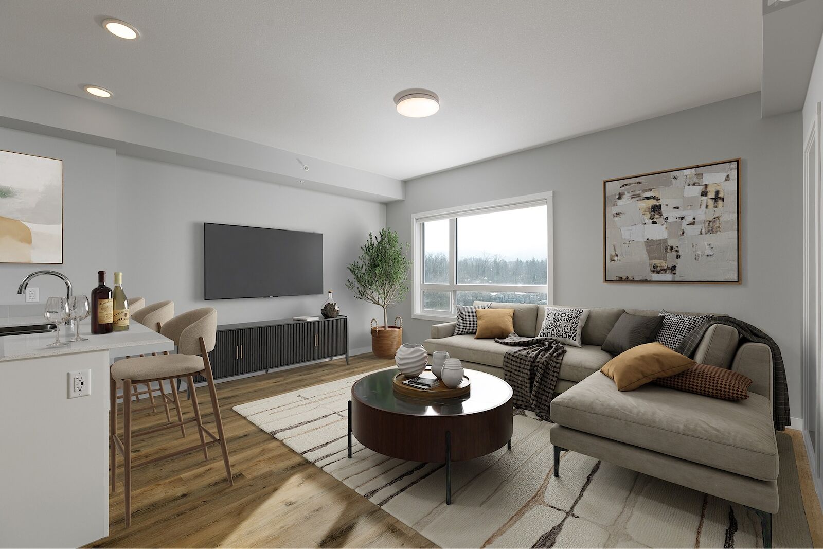 Kitchener bachelor bedrooms Apartment for rent. Property photo: 628441-1