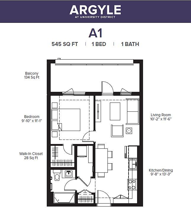 Calgary 1 bedroom Condo Unit for rent. Property photo: 640134-1