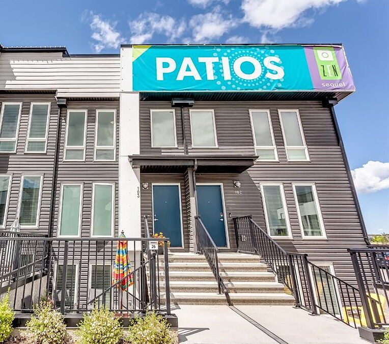 Outside+front Calgary 3 + Den bedrooms Townhouse for rent. Property photo: 640984-1