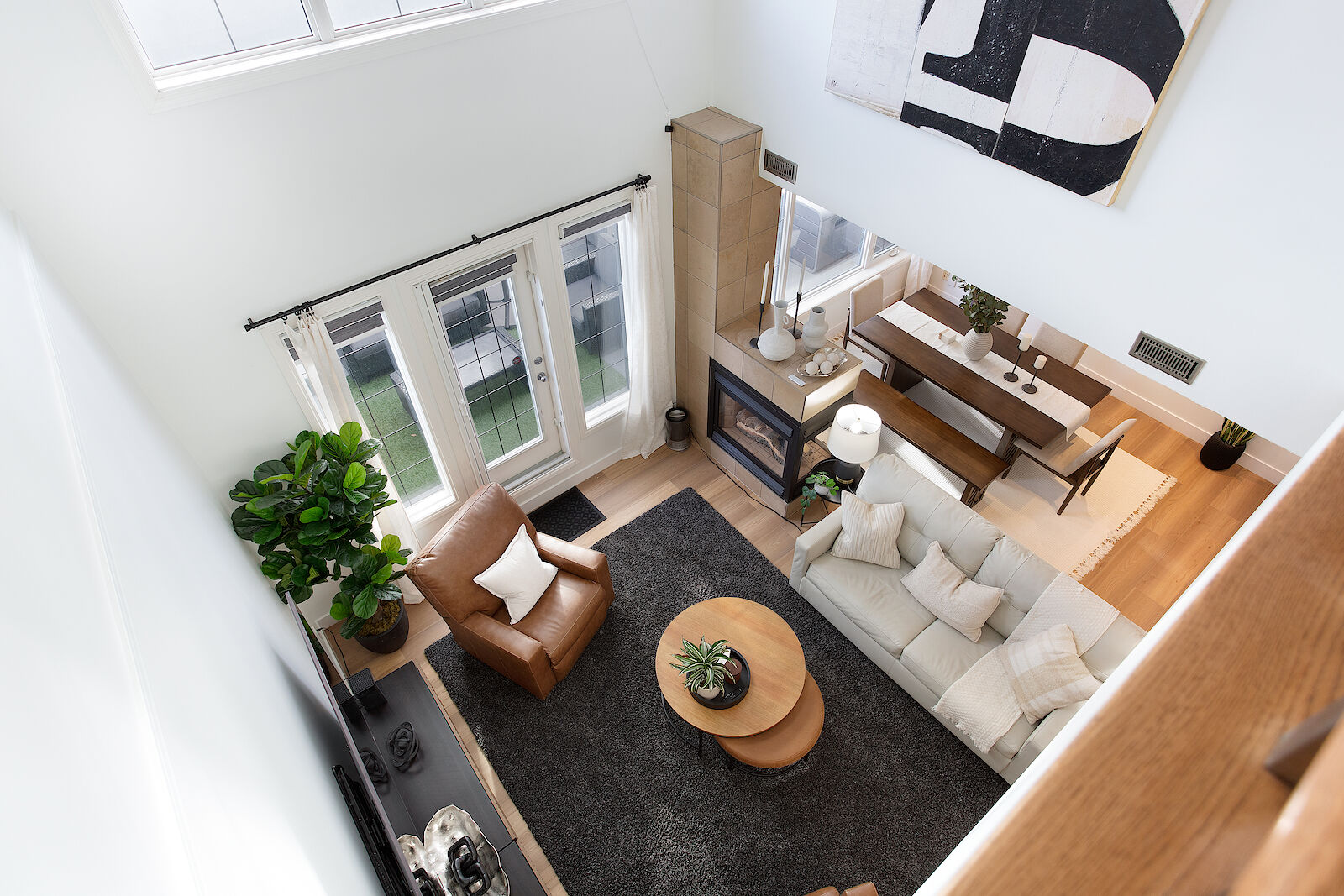 View+From+2nd+Floor+Landing Calgary 2 bedrooms Loft for rent. Property photo: 646104-1
