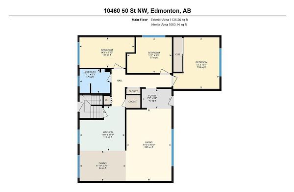 Edmonton 3 + Den bedrooms Main Floor for rent. Property photo: 647396-2