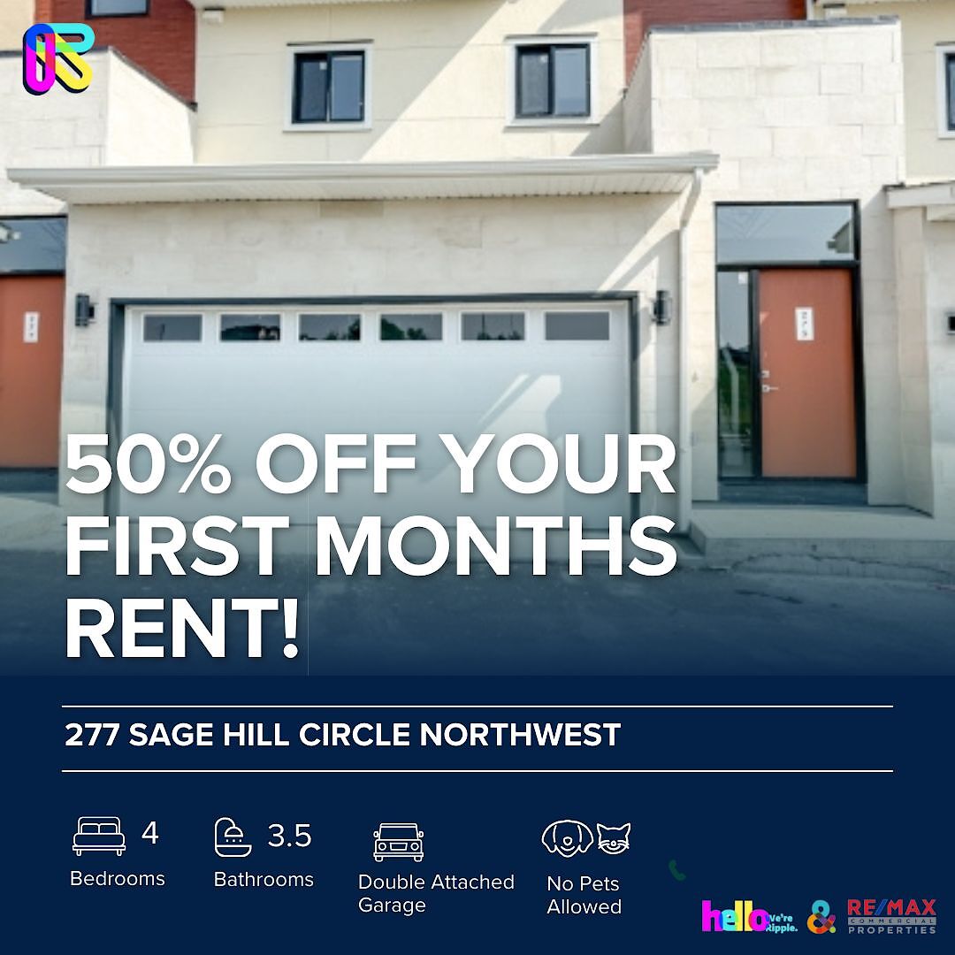 Calgary 4 bedrooms Townhouse for rent. Property photo: 648783-1