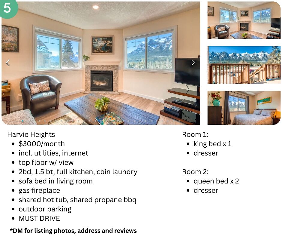 Canmore 2 bedrooms Condo Unit for rent. Property photo: 680079-1