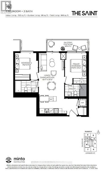 Toronto 2 bedrooms Apartment for rent. Property photo: 687198-2