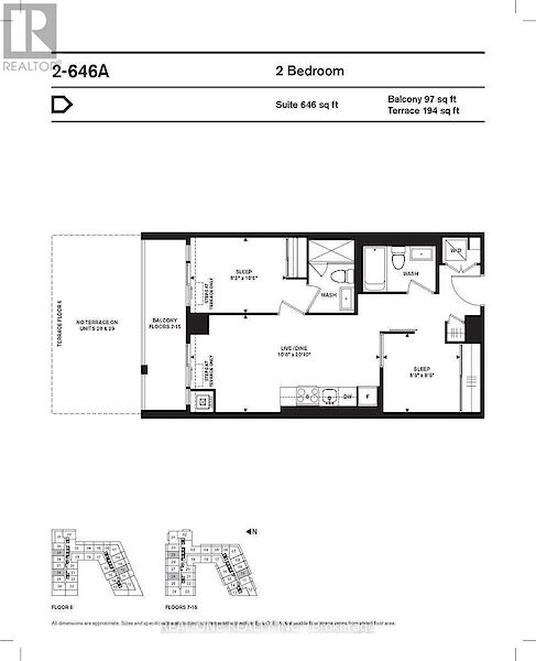 Toronto 2 bedrooms Apartment for rent. Property photo: 687235-2