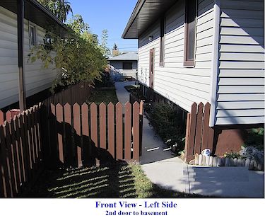 Front+view+-+left+side Calgary 1 bedroom House for rent. Property photo: 84503-3